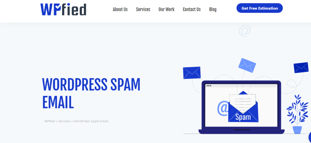 wordpress spam email fixers